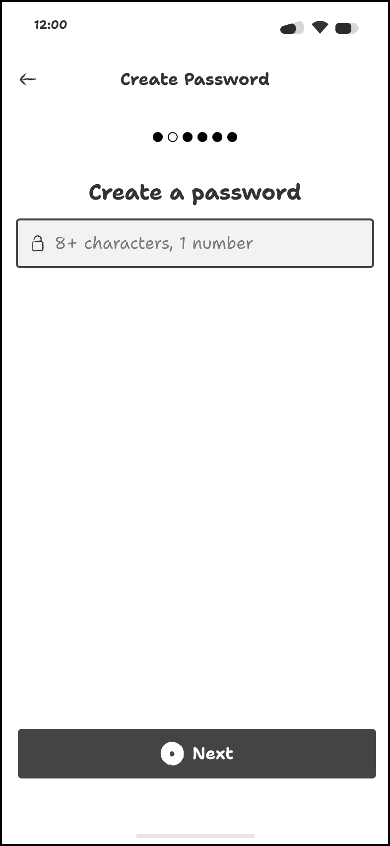 Create a password